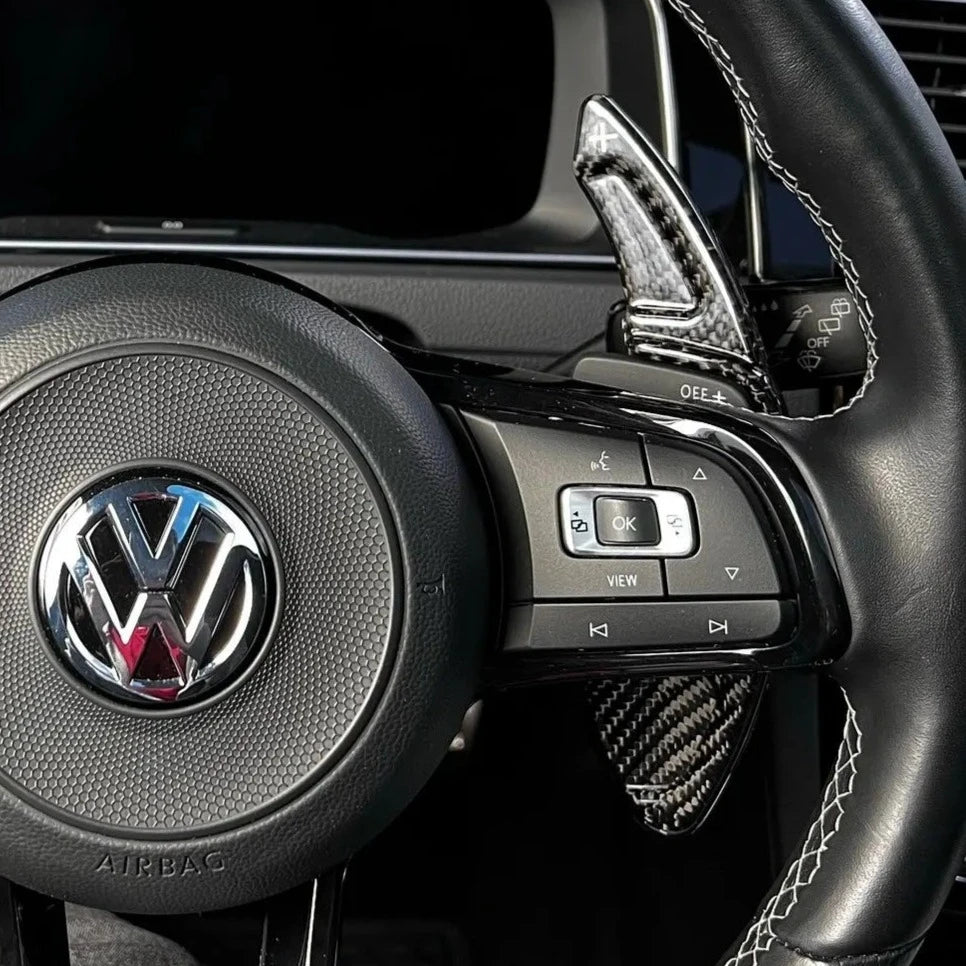 palettes en carbone pour volant de golf 7 GTI et R